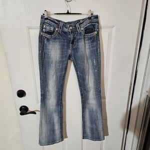 Miss Me light wash boot cut jeans